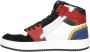 Hip leren sneakers rood multi - Thumbnail 3