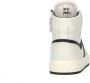 Hip H1301 leren sneakers wit zwart Meisjes Leer Meerkleurig 29 - Thumbnail 4