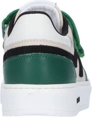 Hip sneakers groen beige