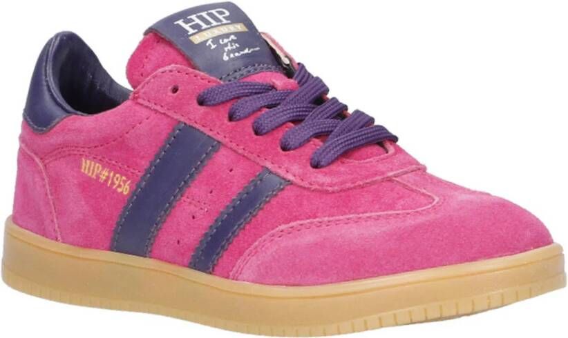 Hip suède sneakers fuchsia