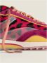 HOFF Art Pink Lady leren sneakers met panterprint rood geel - Thumbnail 7