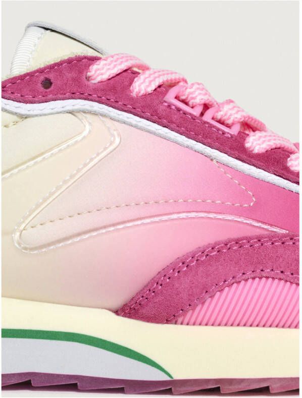 HOFF Art leren sneakers roze