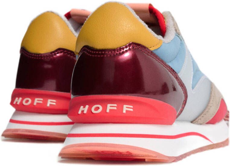 HOFF Art Peony leren sneakers lichtblauw