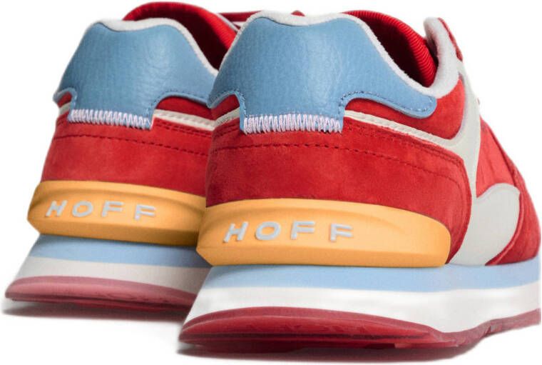 HOFF City full leather suède sneakers rood