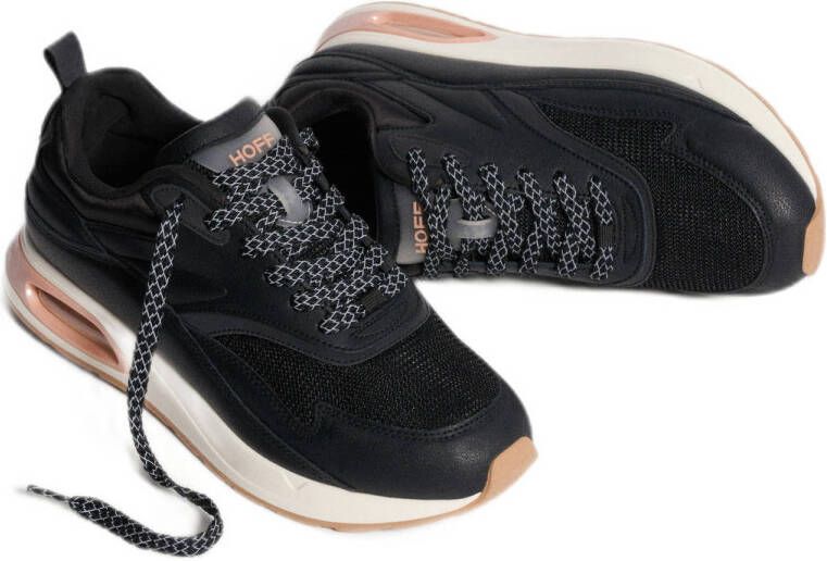 HOFF State Cayan Tower leren sneakers zwart