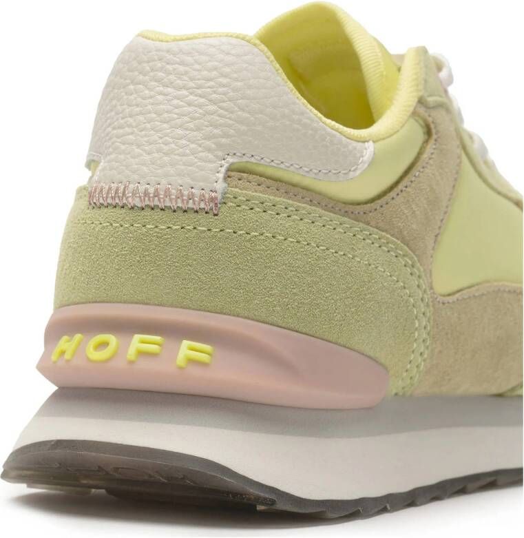 HOFF suède sneakers lichtgeel