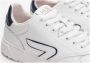 Hub Duke Lage sneakers Leren Sneaker Heren Wit - Thumbnail 7