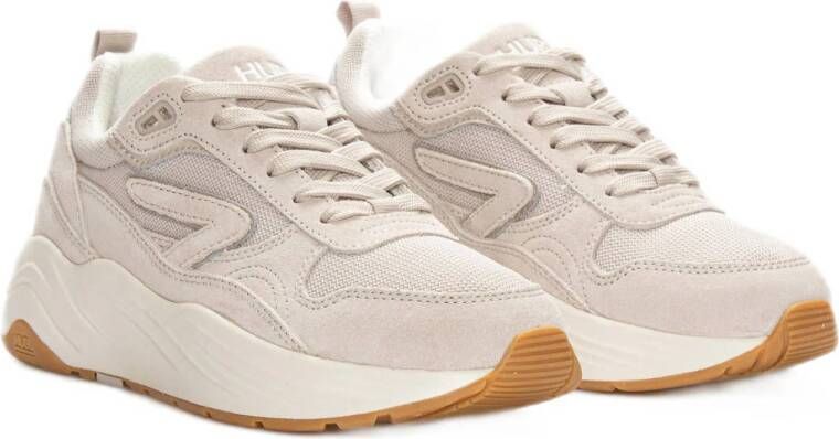 HUB Glide chunky suède sneakers beige