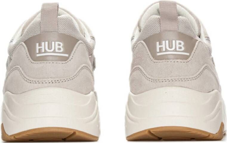 HUB Glide suède sneakers beige