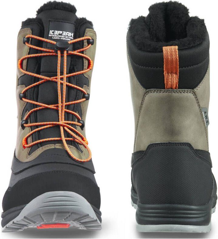 Icepeak Almont Mr snowboots olijfgroen