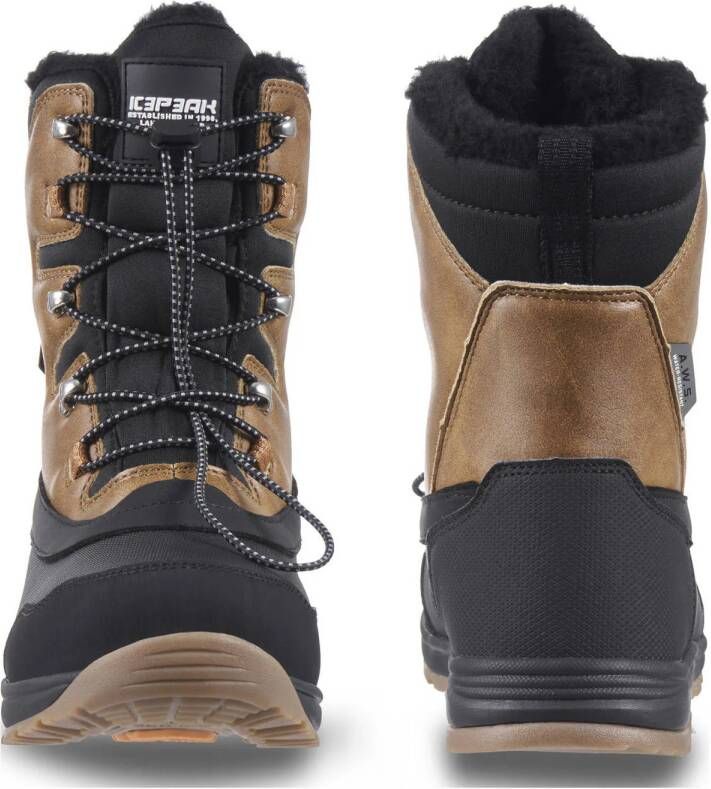 Icepeak snowboots Almont cognac donkerbruin