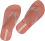 Ipanema Anatomic Lolita teenslippers met glitters oudroze Meisjes Rubber 25 26 - Thumbnail 3