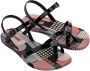 Ipanema Fashion Sandal sandalen zwart roze Meisjes Rubber Meerkleurig 25 26 - Thumbnail 4