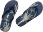 Ipanema Blauwe Palmboomprint Slippers Blue Heren - Thumbnail 2