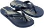 Ipanema Blauwe Palmboomprint Slippers Blue Heren - Thumbnail 3