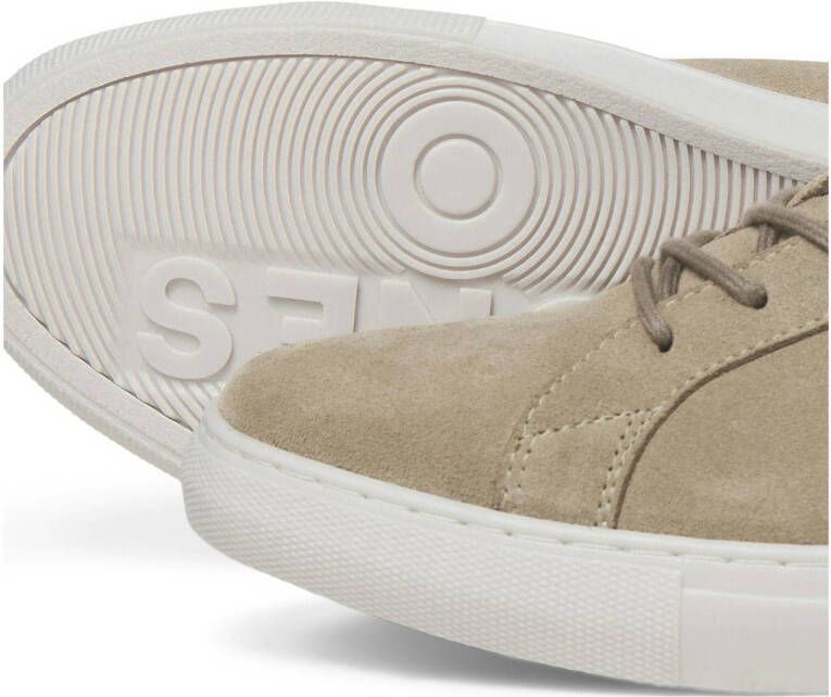 JACK & JONES JFWGALAXY suède sneakers taupe