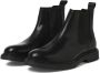 JACK & JONES leren chelsea boots antraciet - Thumbnail 4