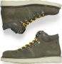 JACK & JONES suède veterboots olijfgroen - Thumbnail 3