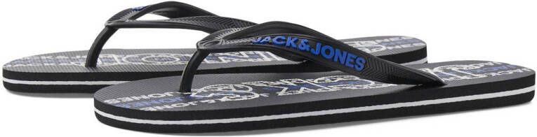 JACK & JONES teenslippers antraciet