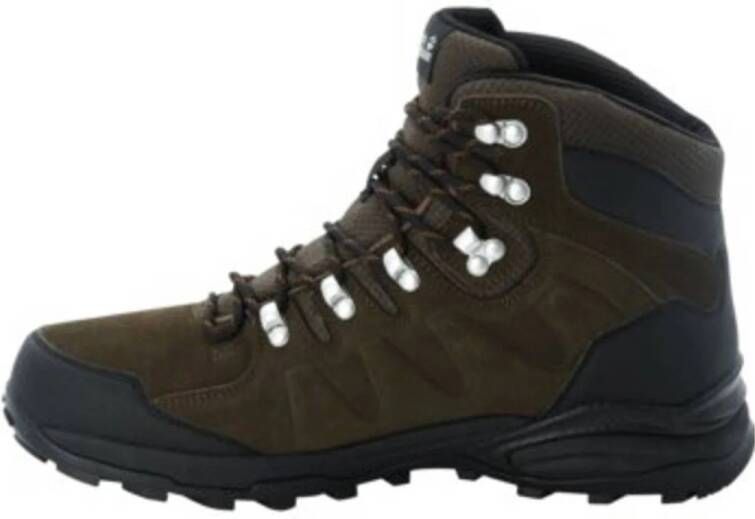 Jack Wolfskin Refugio Texapore Mid wandelschoenen donkerbruin