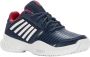 K-SWISS Court Express Omni tennisschoenen donkerblauw wit Mesh 32 - Thumbnail 1