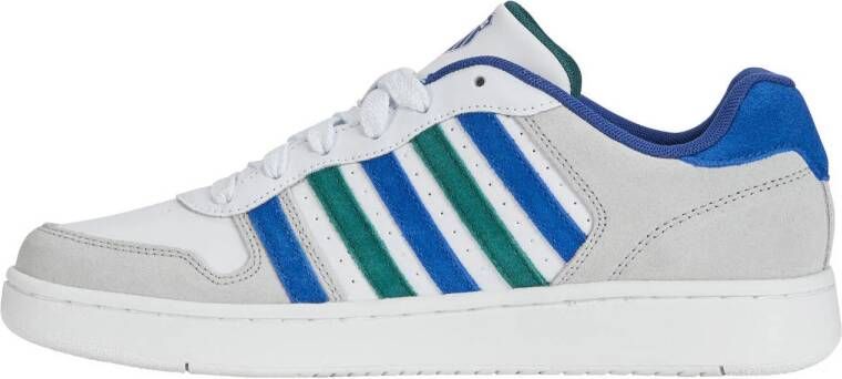 K-Swiss Court Palisades sneakers wit groen kobaltblauw