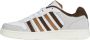 K-Swiss Court Palisander sneakers wit lichtbruin bruin - Thumbnail 3