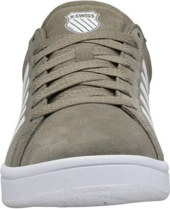 K-Swiss Court Tiebreak sneakers donkergroen wit