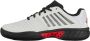 K-Swiss Express Light 3 HB tennisschoenen wit zwart rood - Thumbnail 2