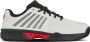 K-Swiss Express Light 3 HB tennisschoenen wit zwart rood - Thumbnail 3