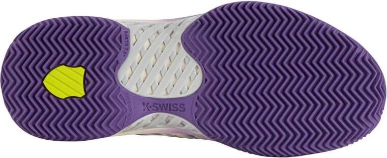 K-Swiss Express Light padelschoenen wit paars aqua