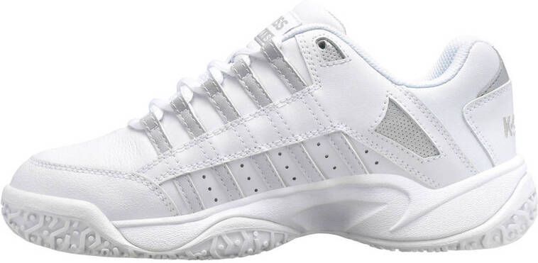 K-Swiss Prestir Omni tennisschoenen wit zilver