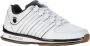 K-Swiss Rinzler leren sneakers wit zwart - Thumbnail 2