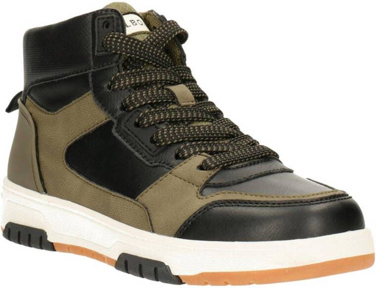 bullboxer sneakers kaki zwart