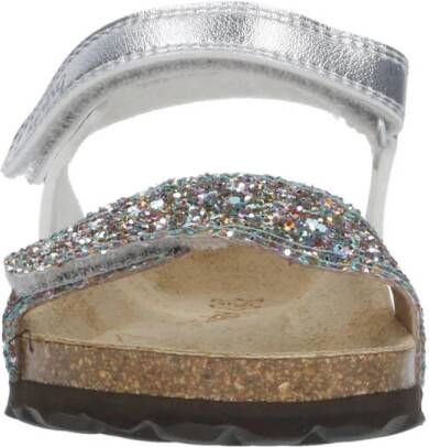 Kipling Marjorie 3 sandalen met glitters zilver