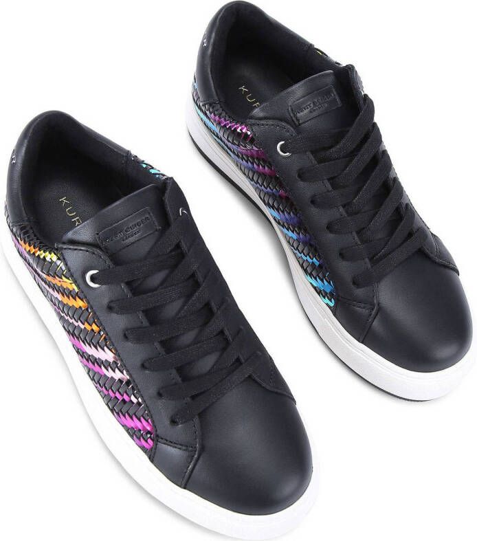 Kurt Geiger Laney leren sneakers zwart multi