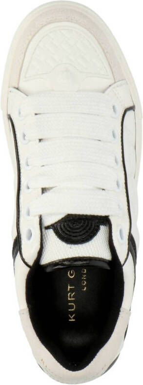 Kurt Geiger Southbank leren sneakers wit zwart