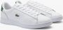 Lacoste Witte sportieve leren sneakers White Heren - Thumbnail 3