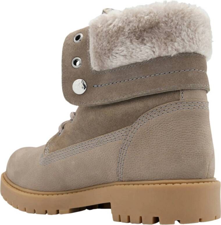 Landrover gevoerde leren veterboots taupe