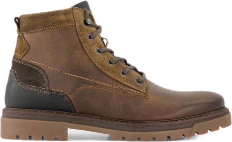 Landrover leren veterboots bruin