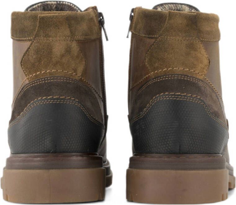 Landrover leren veterboots bruin