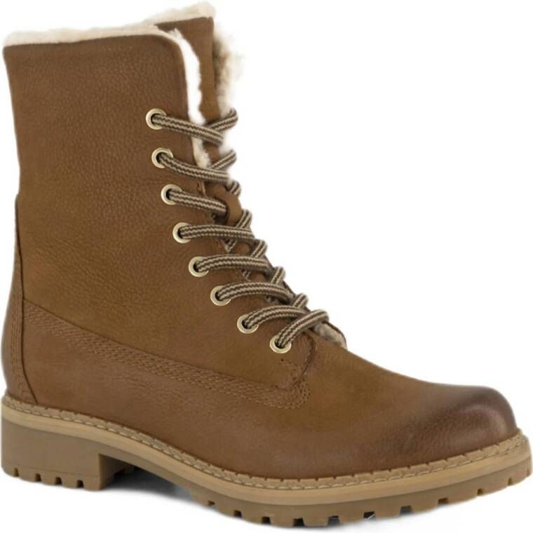 Landrover leren veterboots bruin