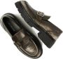 Lazamani chunky leren loafers zilver metallic - Thumbnail 2