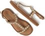 Lazamani leren sandalen cognac - Thumbnail 4