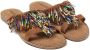 Lazamani Freya Suede Dames Slippers Tan - Thumbnail 4