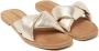 Lazamani leren slippers goud - Thumbnail 3