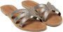 Lazamani Nina Leren Dames Slippers Pewter - Thumbnail 5