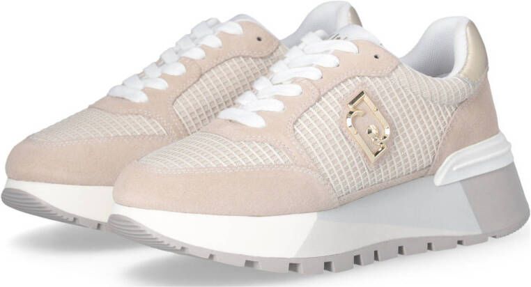 Liu Jo Amazing 25 suède sneakers beige