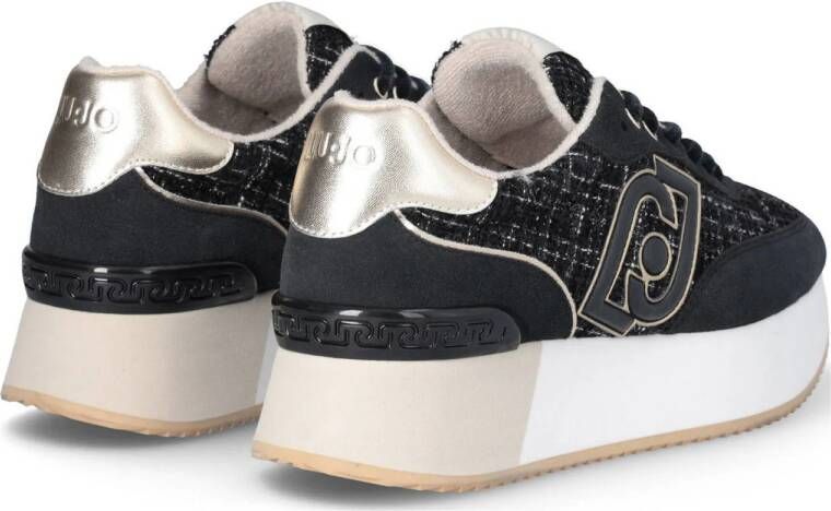 Liu Jo Dreamy 02 leren sneakers zwart