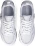 Liu Jo Witte leren sneakers met metalen details White Dames - Thumbnail 4